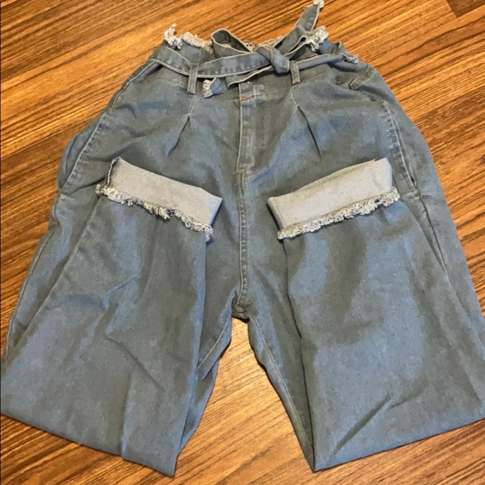 🔆 High waisted blue jeans denim mom jeans